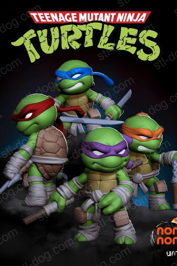 忍者神龟 (Ninja Turtles) 3D打印图纸